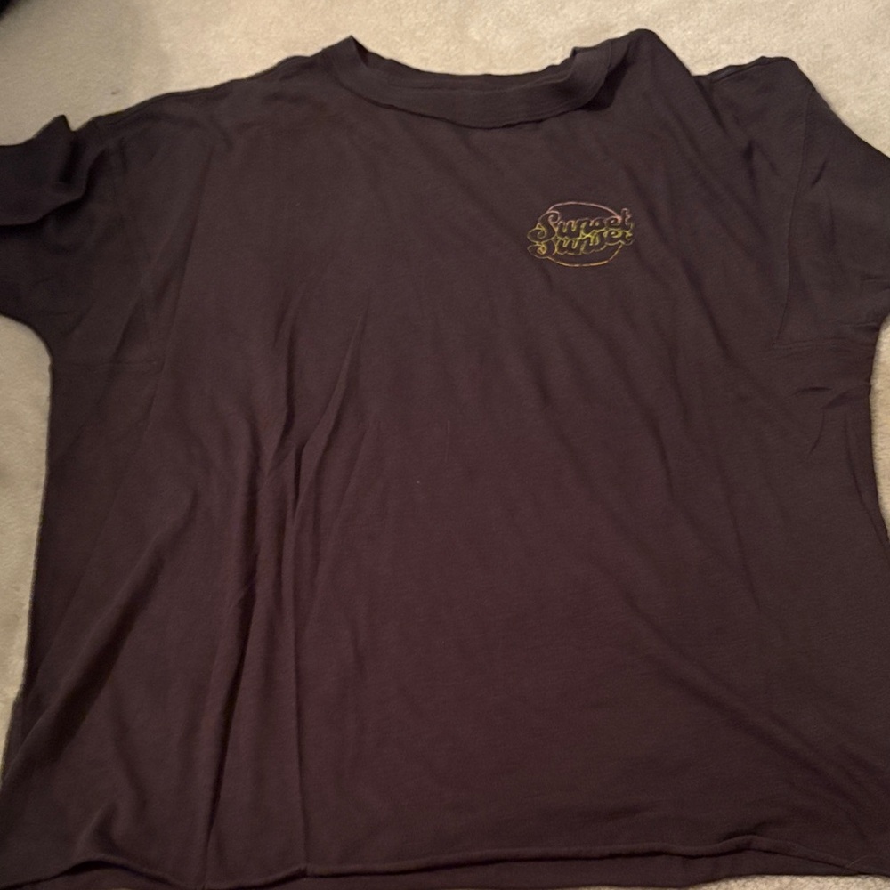 American Eagle Outfitters Black Short Sleeve Tee